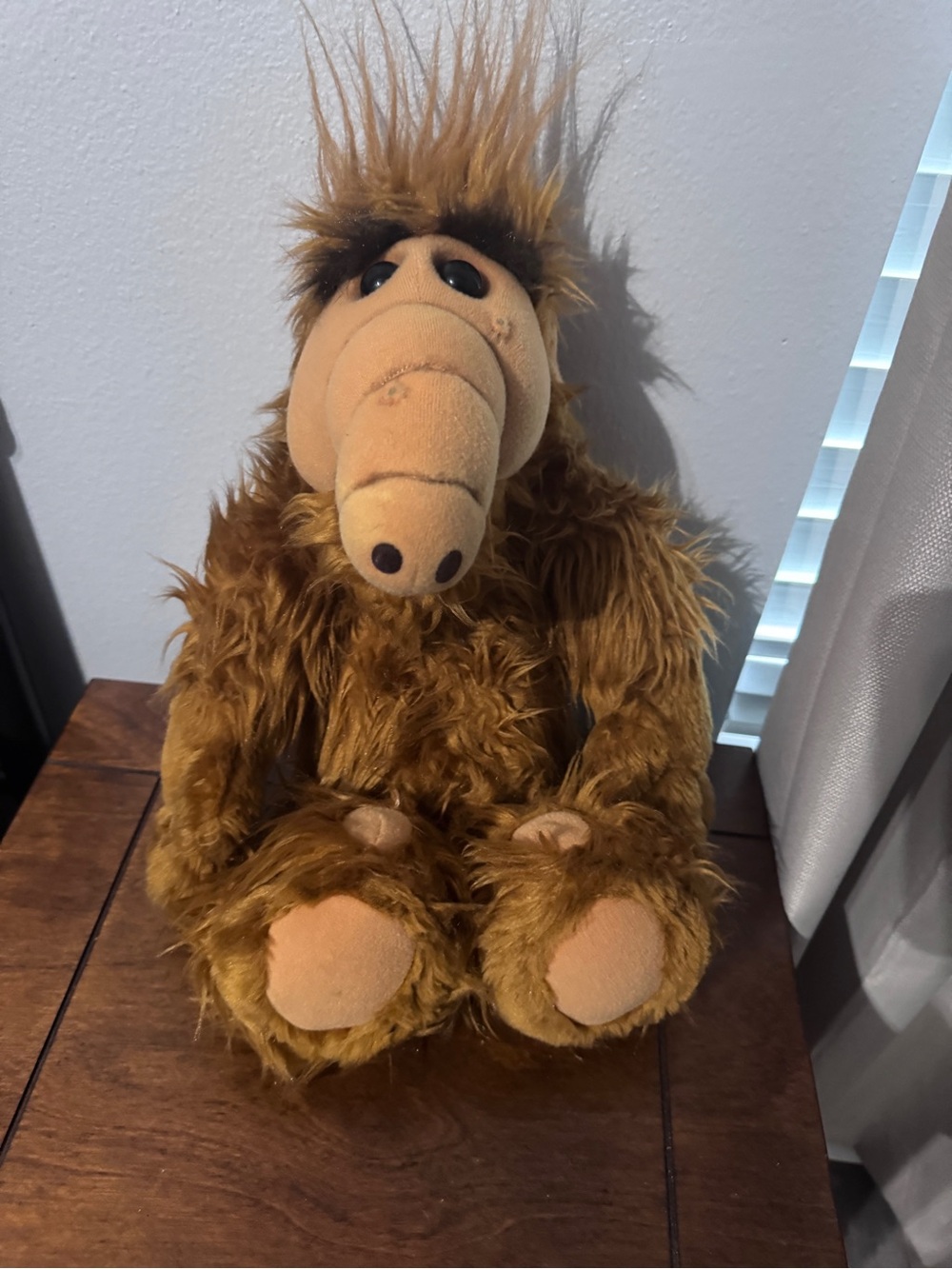 LF Brown ALF Furry Plush Doll talking works